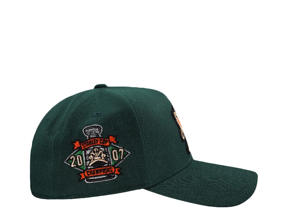 New Era Anaheim Ducks Stanley Cup 2007 Dark Green Prime Edition 9Forty A Frame Snapback Casquette