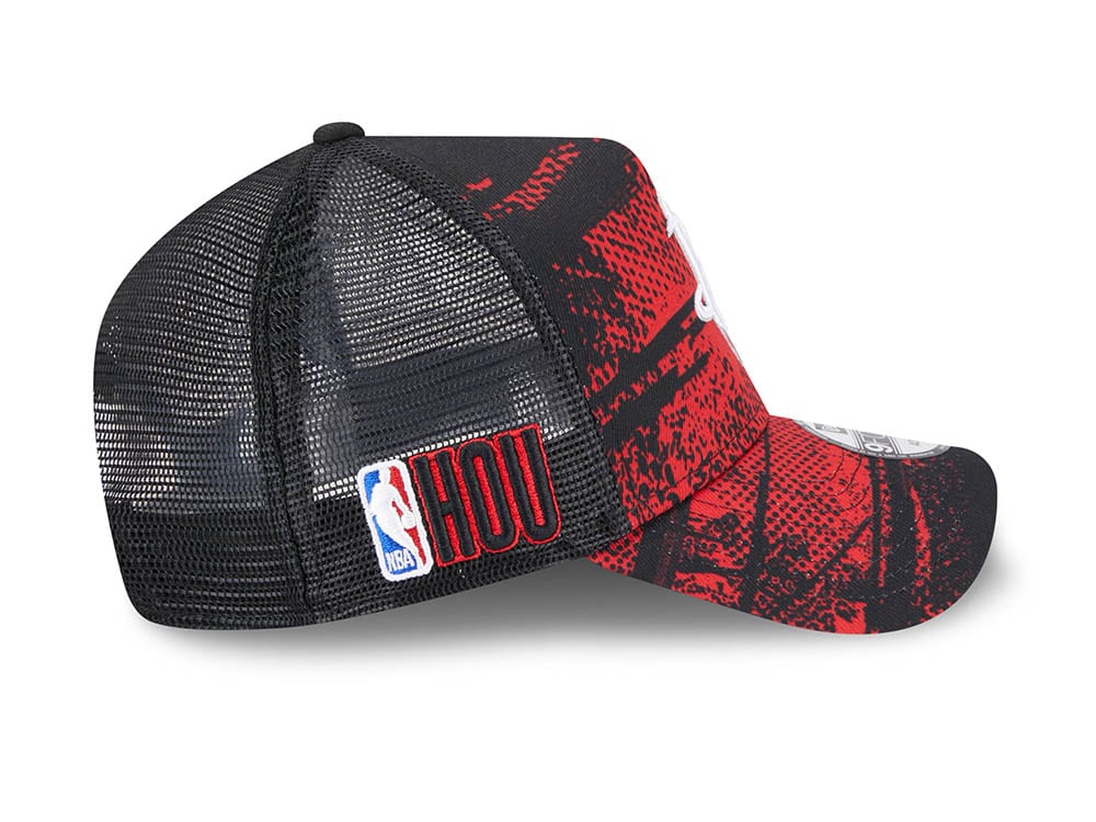 New Era Houston Rockets NBA Tip Off 2024 Trucker 9Forty A Frame Snapback Casquette
