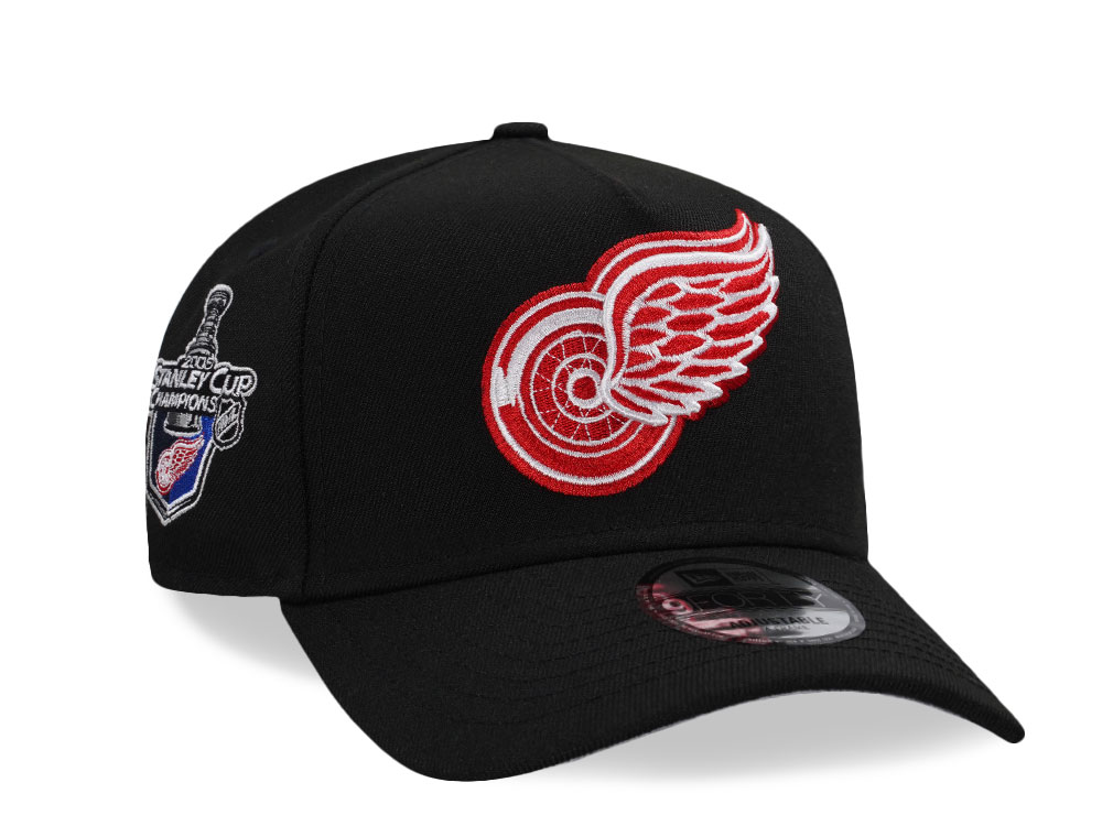 New Era Detroit Red Wings Stanley Cup Champions 2010 Black Edition 9Forty A Frame Snapback Casquette