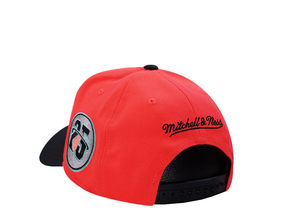 Mitchell & Ness Miami Heat NBA In The City Neon Orange Edition Pro Pinch Fit Snapback Casquette