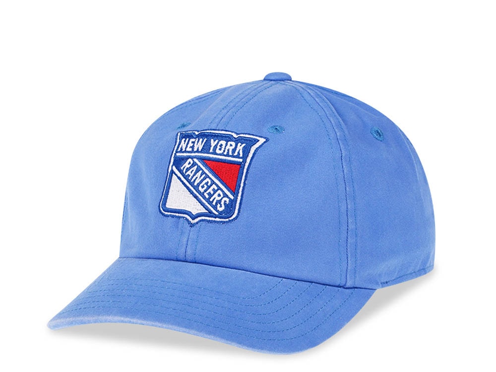 American Needle New York Rangers Blue Curved New Raglan Strapback Casquette