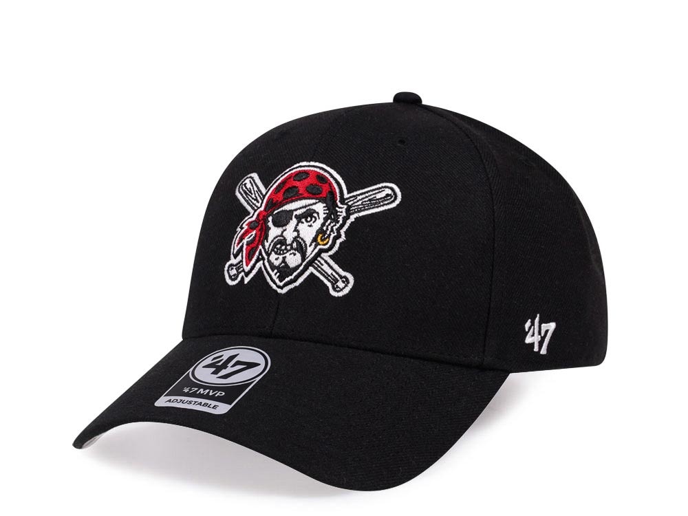47Brand Pittsburgh Pirates Classic Black Strapback Casquette