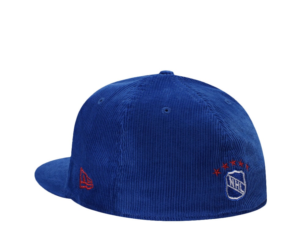 New Era Winnipeg Jets Heritage Classic Blue Corduroy Throwback Edition 59Fifty Fitted Casquette