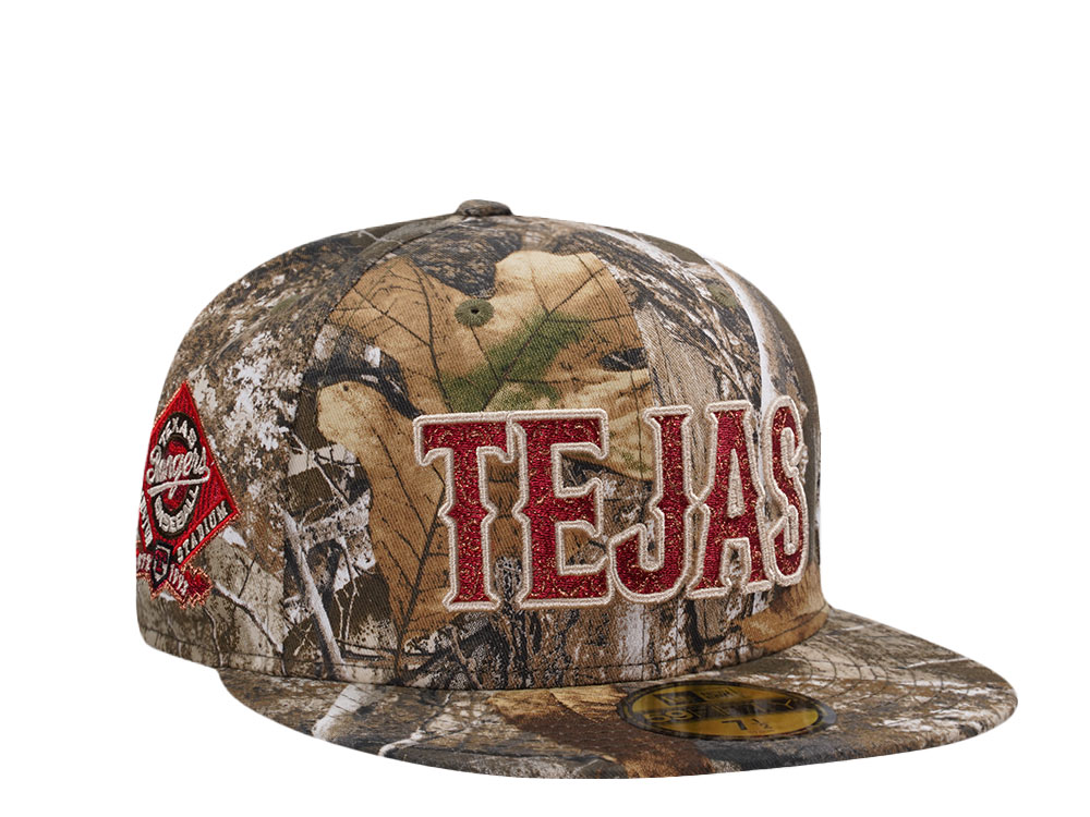 New Era Texas Rangers Arlington Stadium Realtree Prime Edition 59Fifty Fitted Casquette