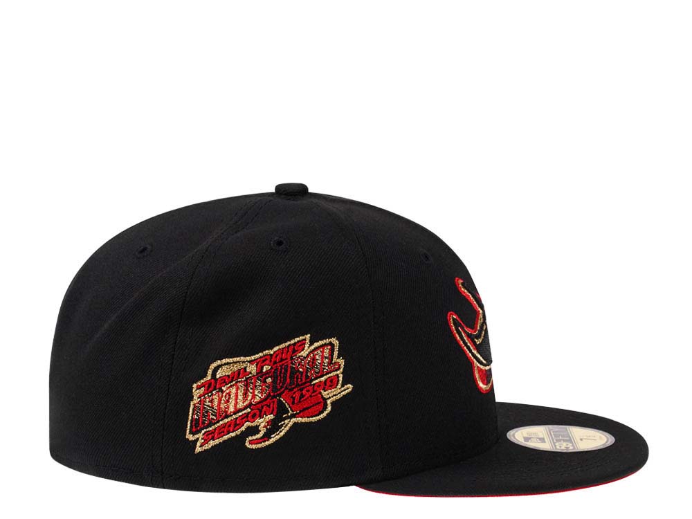 New Era Tampa Bay Rays Inaugural Season 1998 Black Gold Prime Edition 59Fifty Fitted Casquette