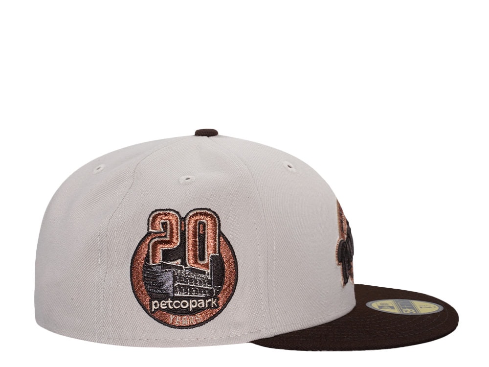 New Era San Diego Padres 20 Years Stone Copper Two Tone Edition 59Fifty Fitted Casquette