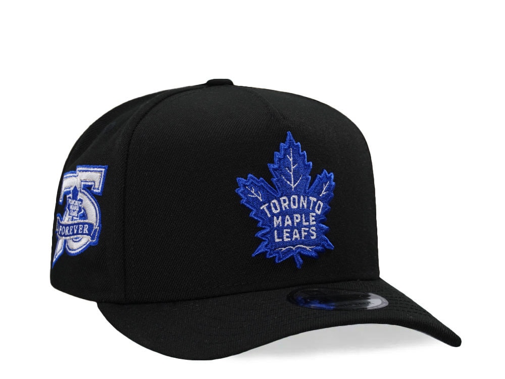 New Era Toronto Maple Leafs 75 Years Black 9Fifty A Frame Snapback Casquette
