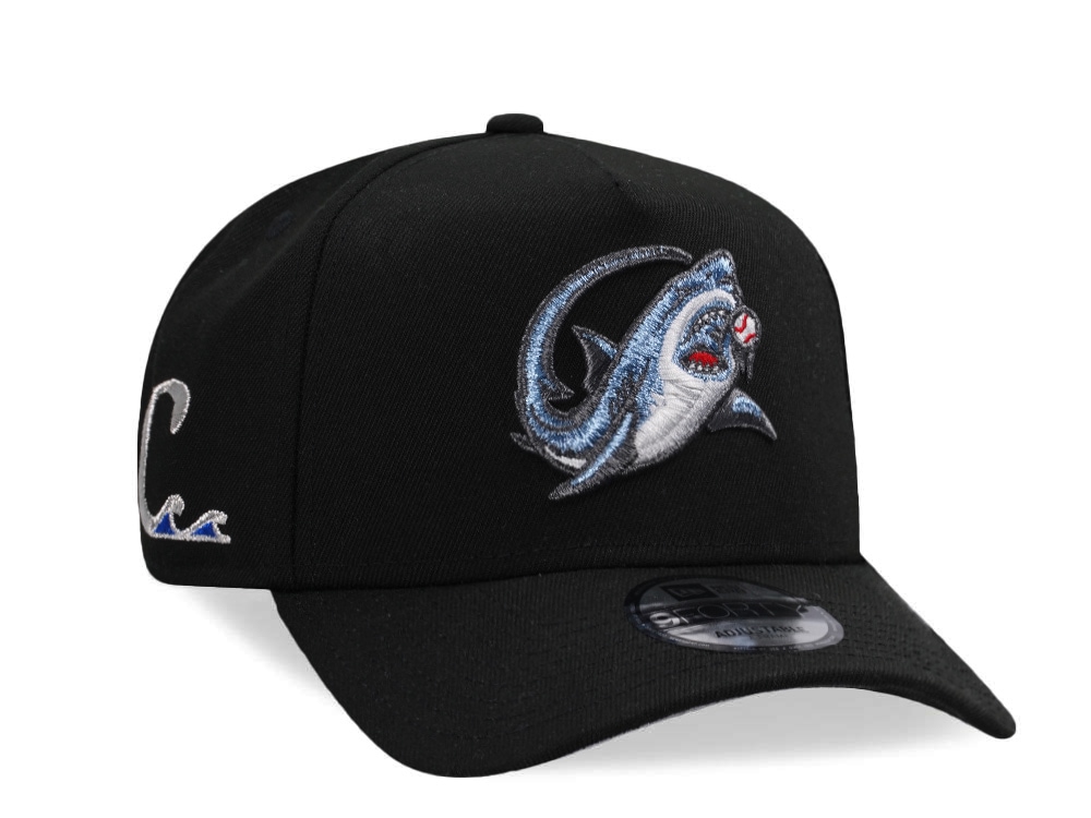 New Era Clearwater Threshers Black Prime Edition 9Forty A Frame Snapback Casquette
