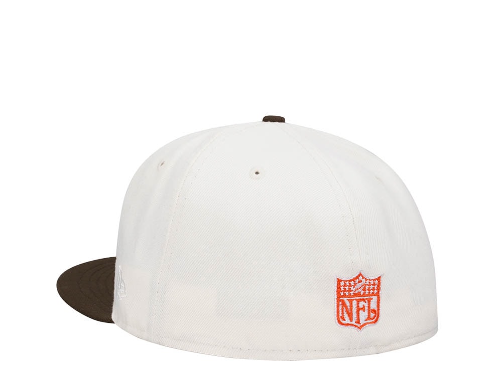 New Era Cleveland Browns 4-Time NFL Champions Chrome Two Tone Edition 59Fifty Fitted Casquette