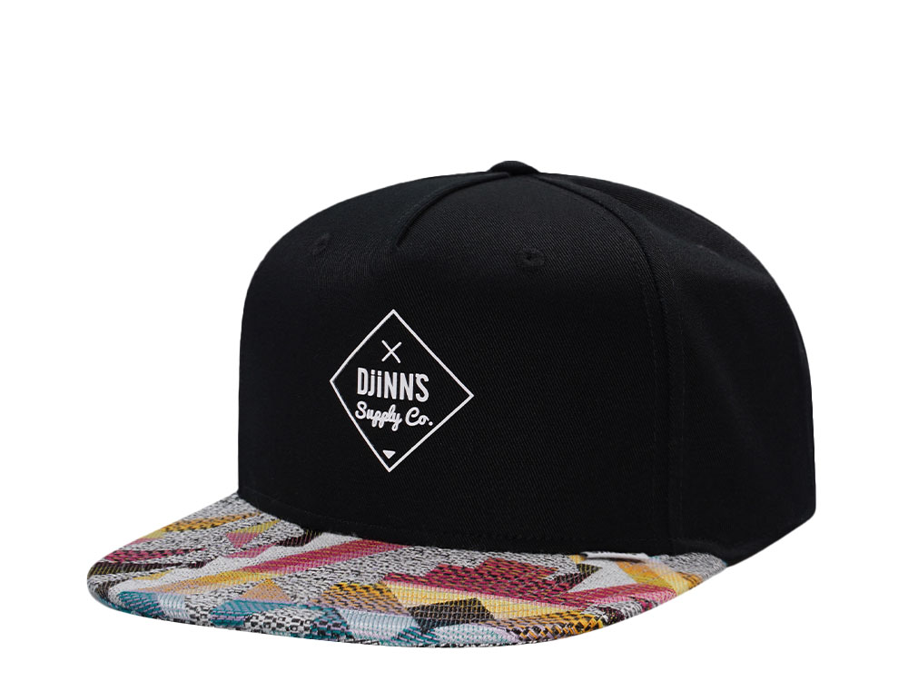 Djinns 5 Panel Rubber Logo Aztek Edition Snapback Casquette