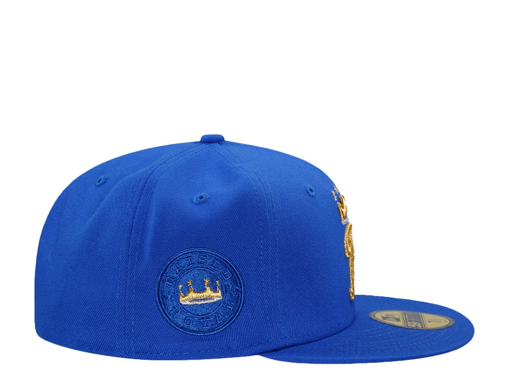 New Era Kansas City Royals Supmarine Blue Luxury Prime Edition 59Fifty Fitted Casquette
