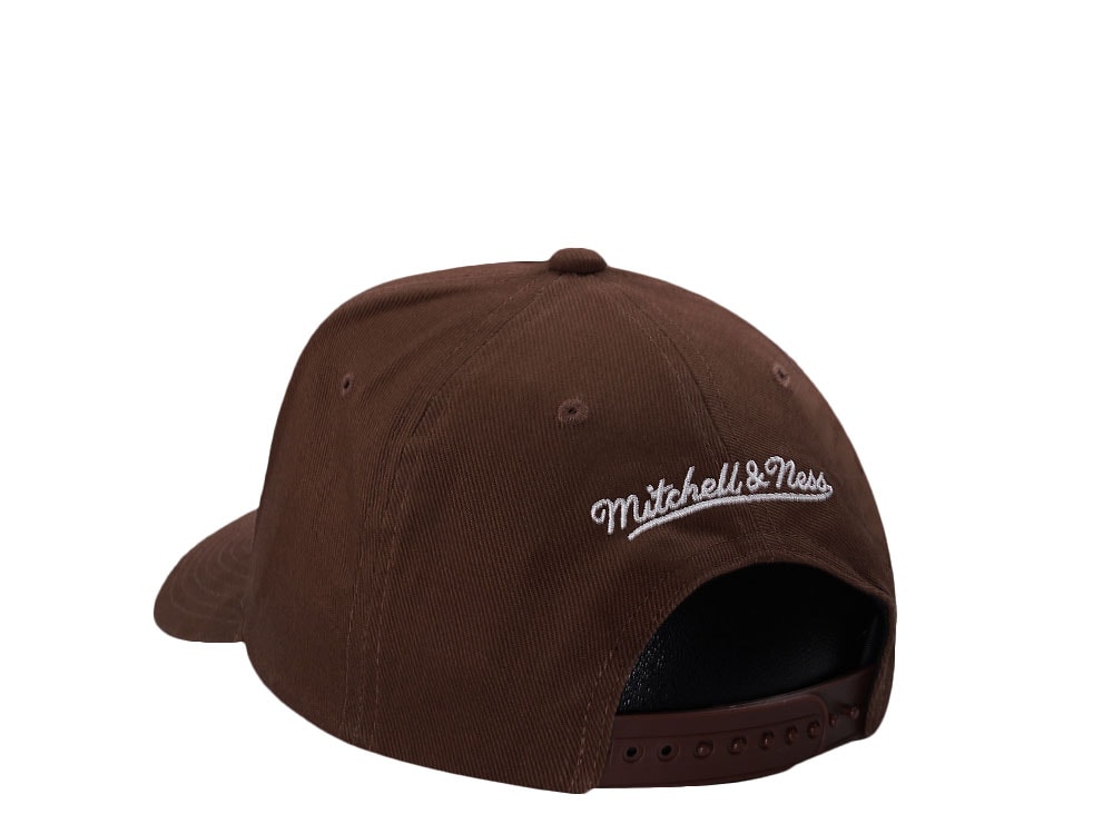 Mitchell & Ness Milwaukee Bucks 30th Anniversary Brown Edition Pro Pinch Fit Snapback Casquette