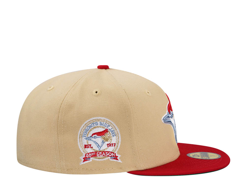 New Era Toronto Blue Jays 40th Anniversary Vegas Throwback Two Tone Edition 59Fifty Fitted Casquette