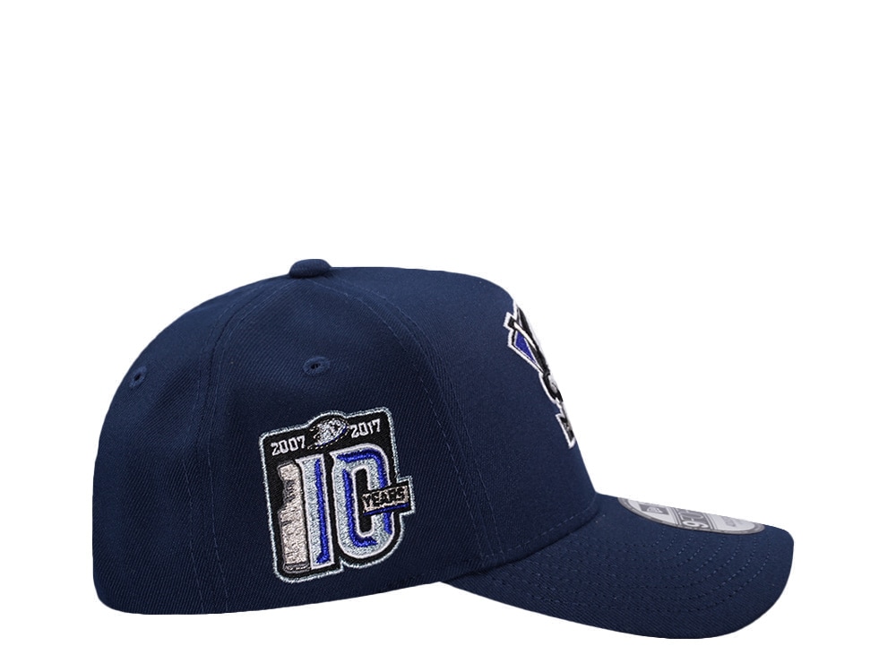 New Era Anaheim Ducks 10th Anniversary Ocean Blue Prime Edition 9Forty A Frame Snapback Casquette