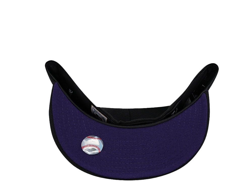 New Era Arizona Diamondbacks World Series 2001 Black and Purple Edition 59Fifty Fitted Casquette