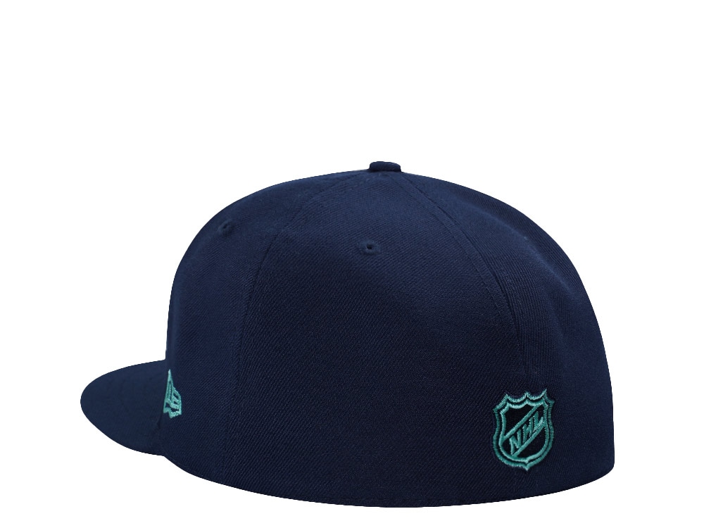 New Era Dallas Stars 20th Anniversary Ocean Blue Prime Edition 59Fifty Fitted Casquette