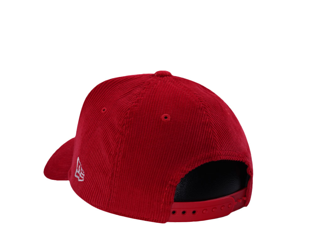 New Era St. Louis Cardinals World Series 2011 Red Corduroy Prime Edition 9Forty A Frame Snapback Casquette