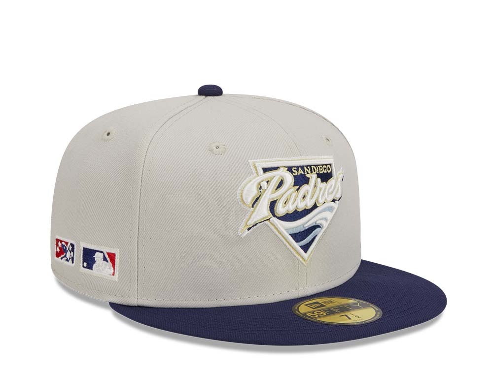 New Era San Diego Padres Farm Team Stone Throwback Two Tone Edition 59Fifty Fitted Casquette