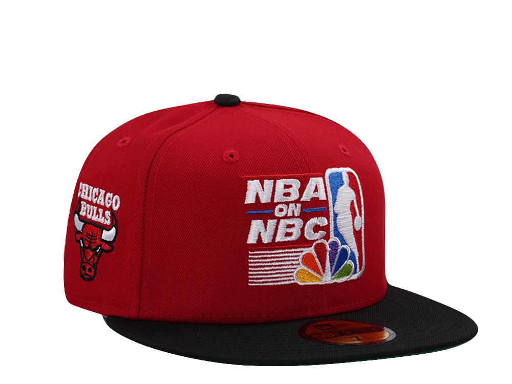 New Era Chicago Bulls NBA On NBC Scarlet Two Tone Edition 59Fifty Fitted Casquette