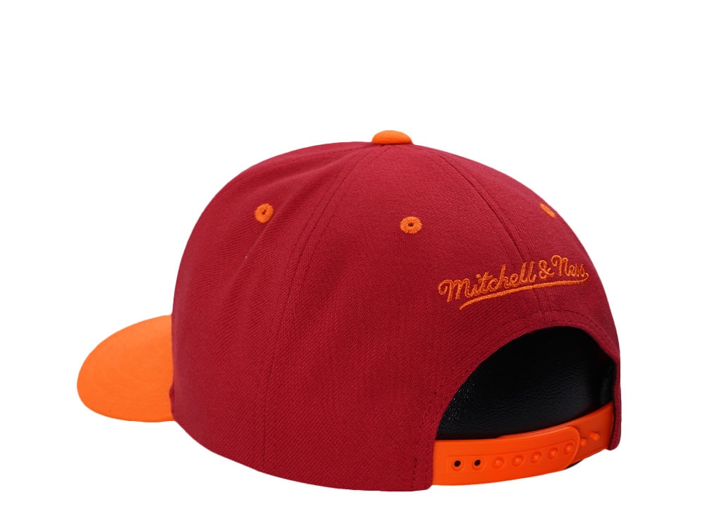 Mitchell & Ness Miami Heat Two Tone Pro Crown Fit Snapback Casquette