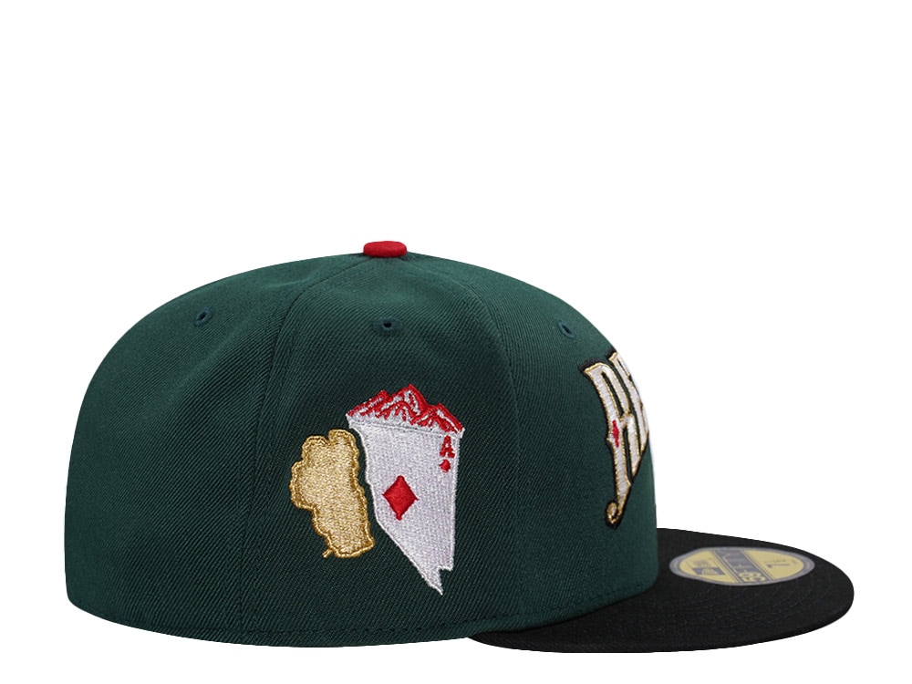 New Era Reno Aces Dark Green Two Tone Edition 59Fifty Fitted Casquette