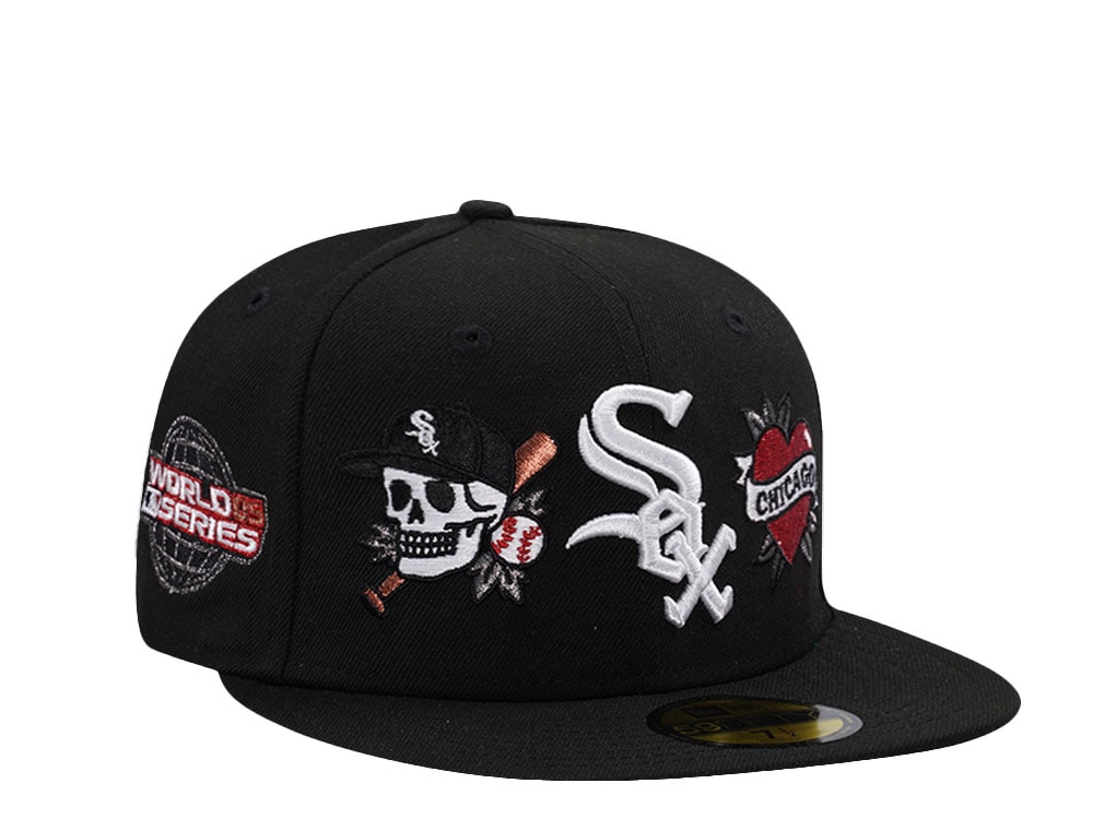 New Era Chicago White Sox World Series 2005 Tattoo Black Prime Edition 59Fifty Fitted Casquette