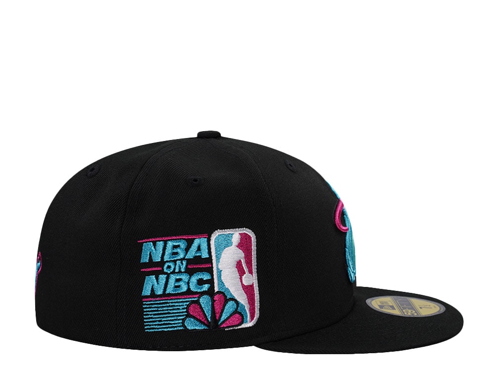 New Era Miami Heat NBA on NBC Black Prime Edition 59Fifty Fitted Casquette