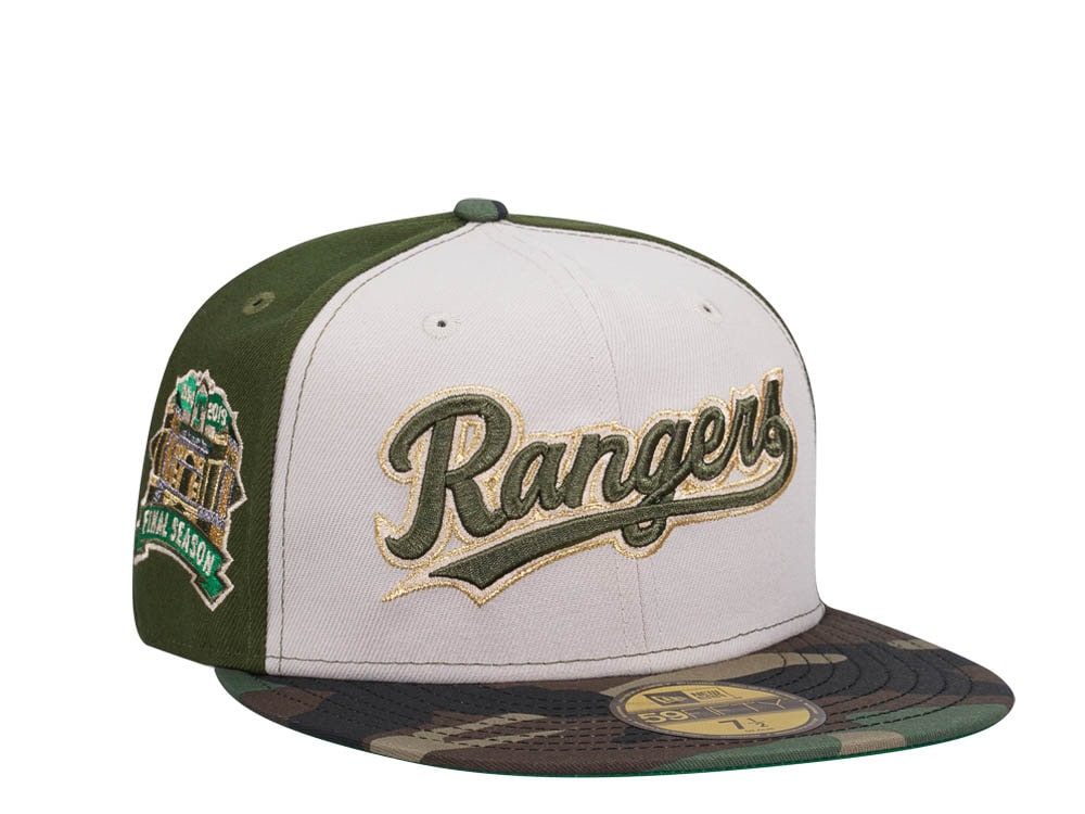 New Era Texas Rangers Final Season Outdoor Camo Edition 59Fifty Fitted Casquette