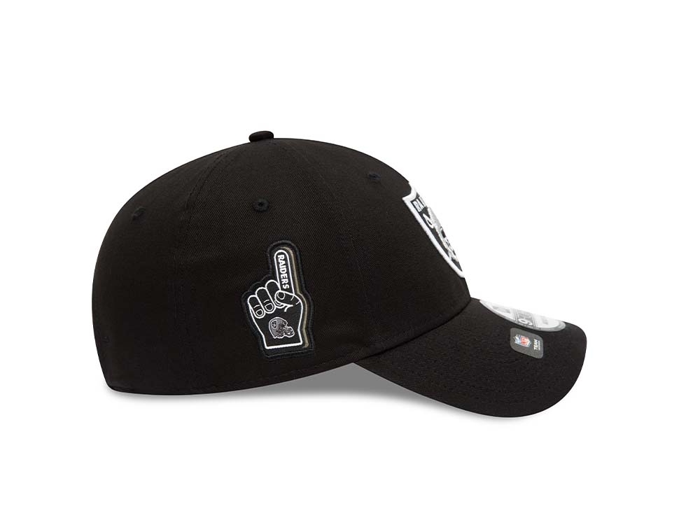 New Era Las Vegas Raiders Team Side Patch 9Forty Strapback Casquette