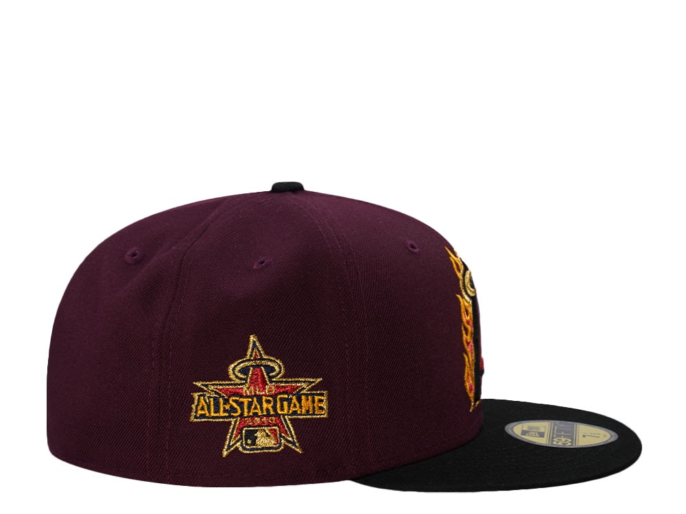 New Era Anaheim Angels All Star Game 2010 Maroon Two Tone Edition 59Fifty Fitted Casquette