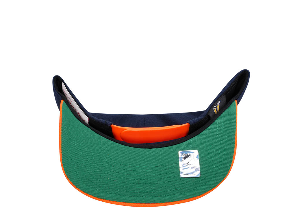 Mitchell & Ness Edmonton Oilers Transcript Two Tone Snapback Casquette