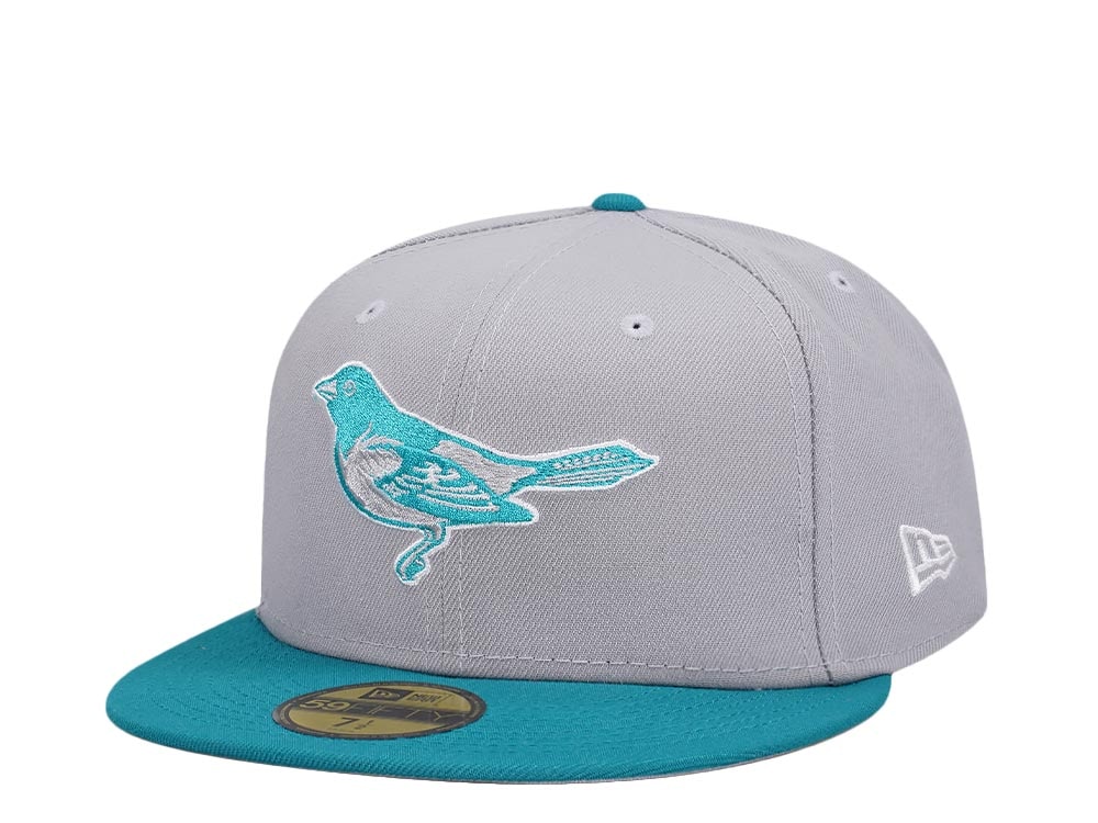 New Era Baltimore Orioles Gray Aqua Two Tone Edition 59Fifty Fitted Casquette