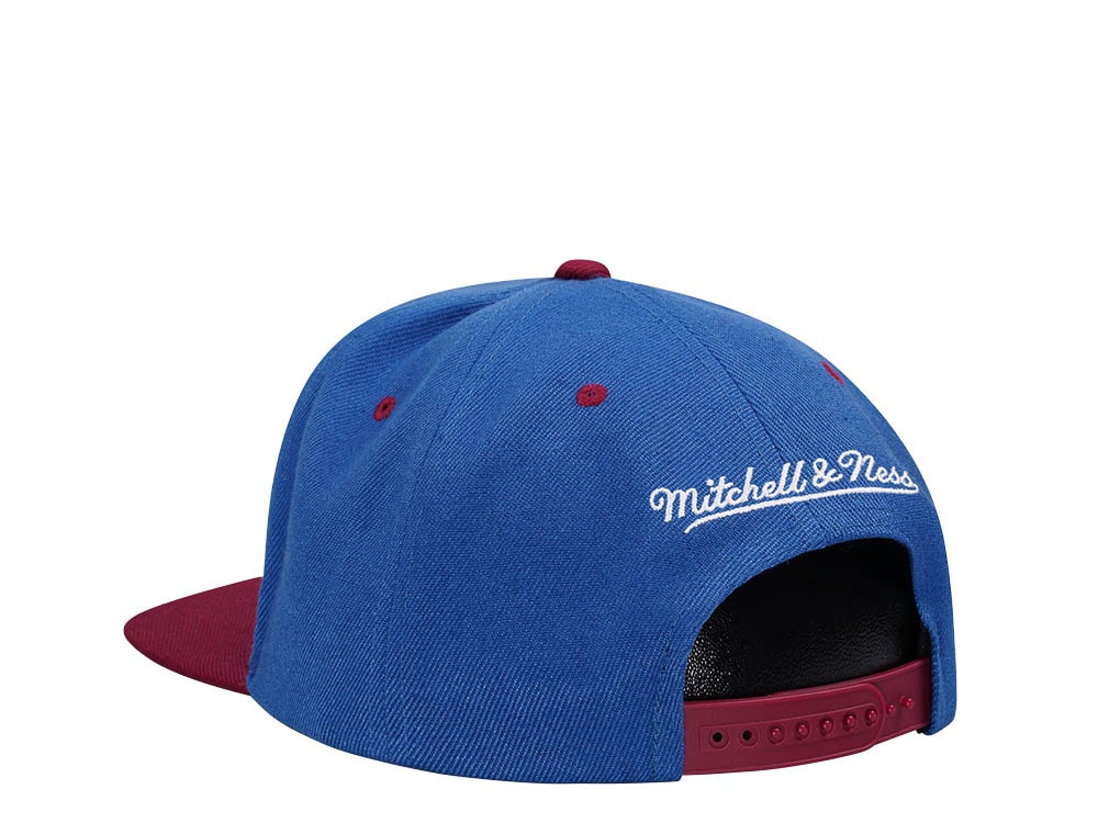Mitchell & Ness Colorado Avalanche Transcript Two Tone Snapback Casquette