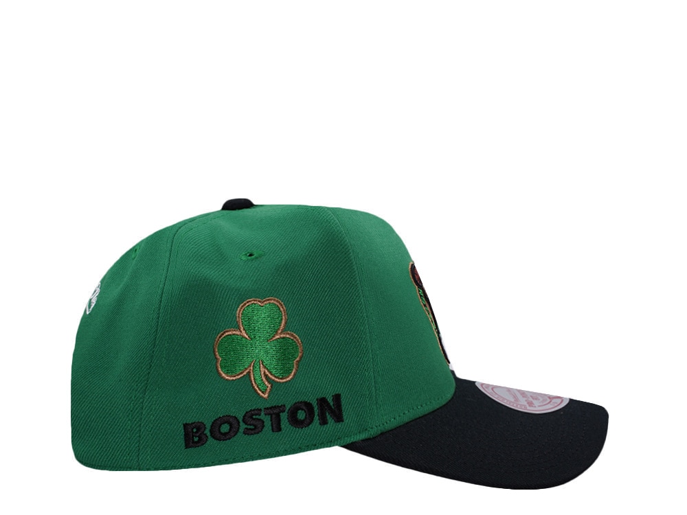 Mitchell & Ness Boston Celtics NBA In The City Green Edition Pro Pinch Fit Snapback Casquette