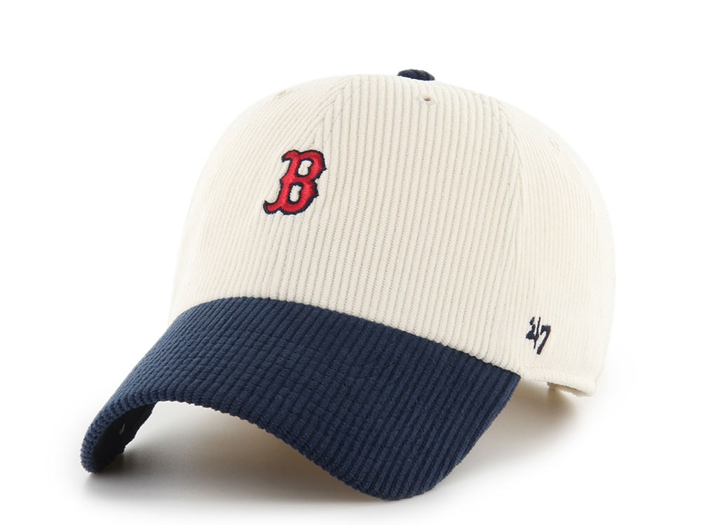 47Brand Boston Red Sox Natural Cord Base Runner Edition Clean Up Strapback Casquette