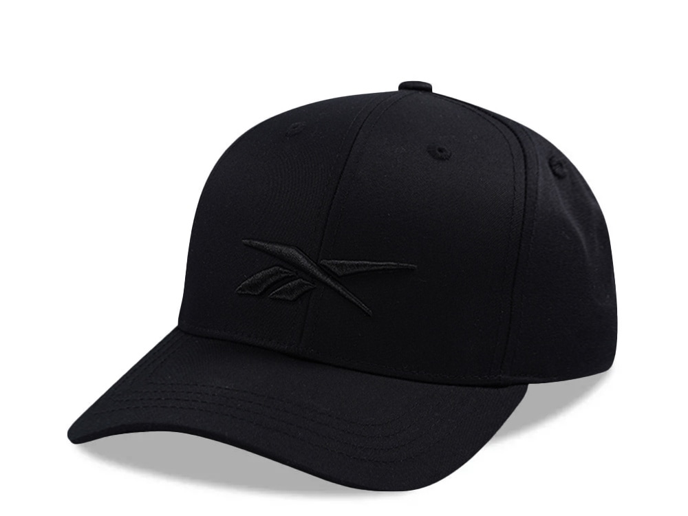 Reebok Logo Black Strapback Casquette