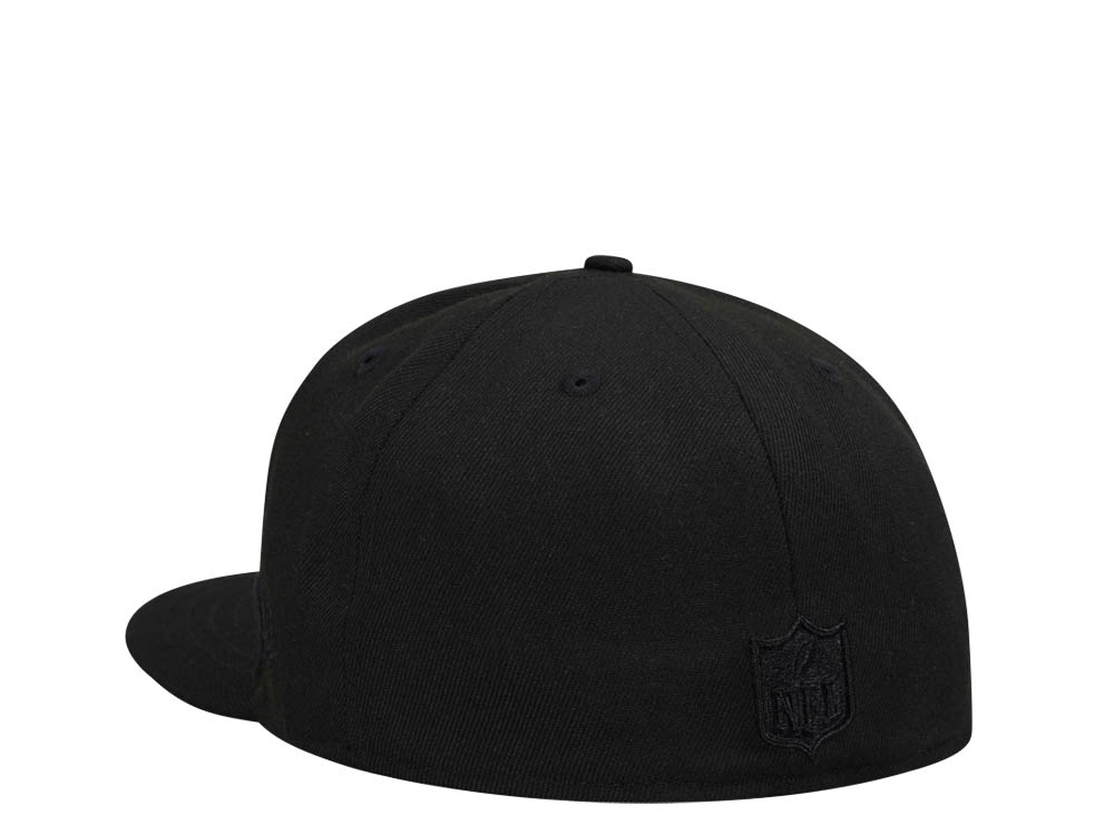 New Era Los Angeles Chargers All Black Edition 59Fifty Fitted Casquette