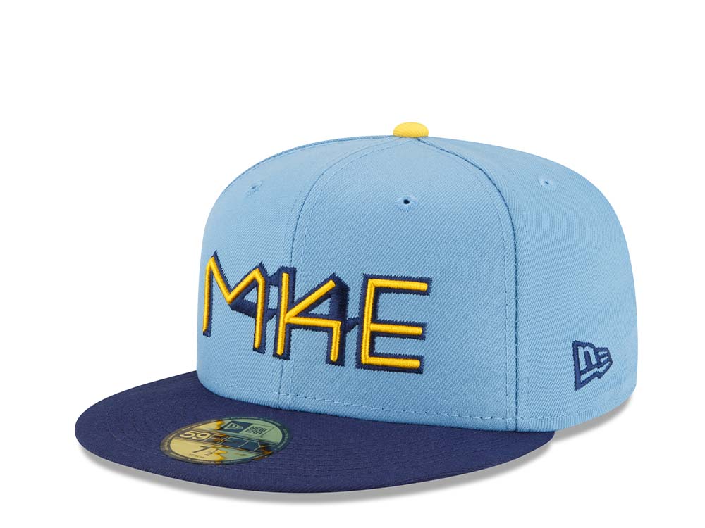 New Era Milwaukee Brewers Authentic City Connect 59Fifty Fitted Casquette