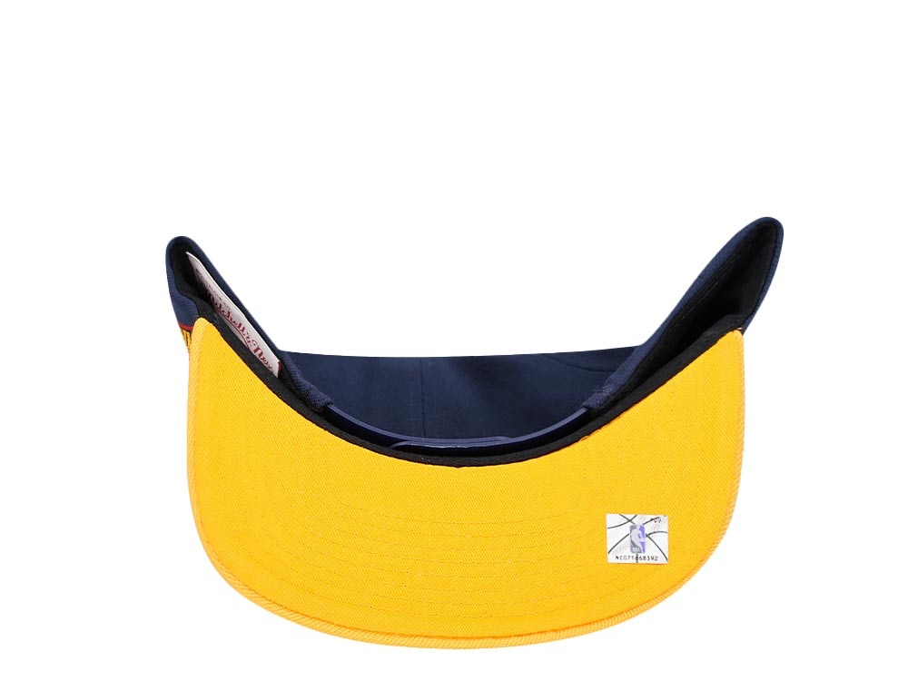 Mitchell & Ness Golden State Warriors Logo Blur Hardwood Classic Snapback Casquette