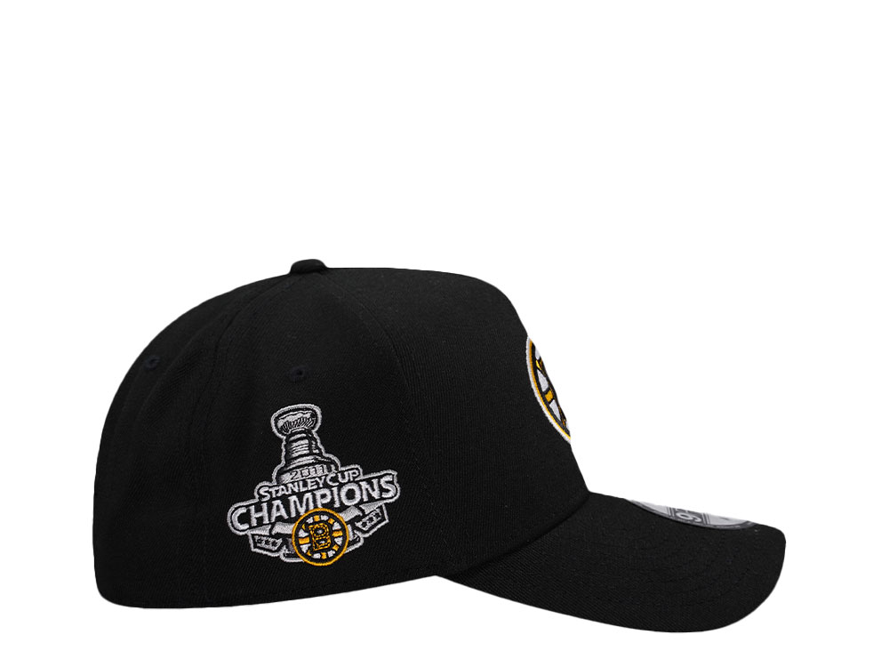 New Era Boston Bruins Stanley Cup Champions 2011 Black Edition 9Forty A Frame Snapback Casquette