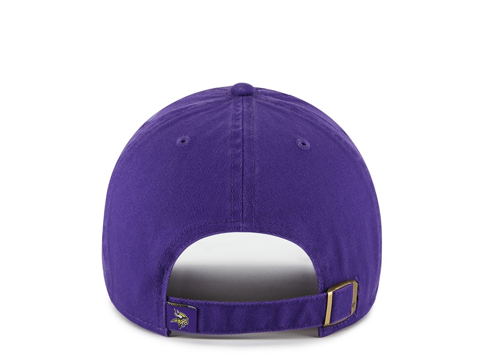 47Brand Minnesota Vikings Purple Classic Edition Clean Up Strapback Casquette