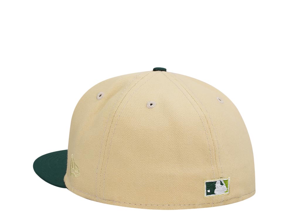 New Era San Diego Padres 25th Anniversary Vegas Gold Two Tone Throwback Edition 59Fifty Fitted Casquette