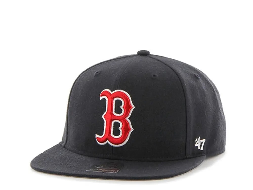 47brand Boston Red Sox No Shot Captain Snapback Casquette
