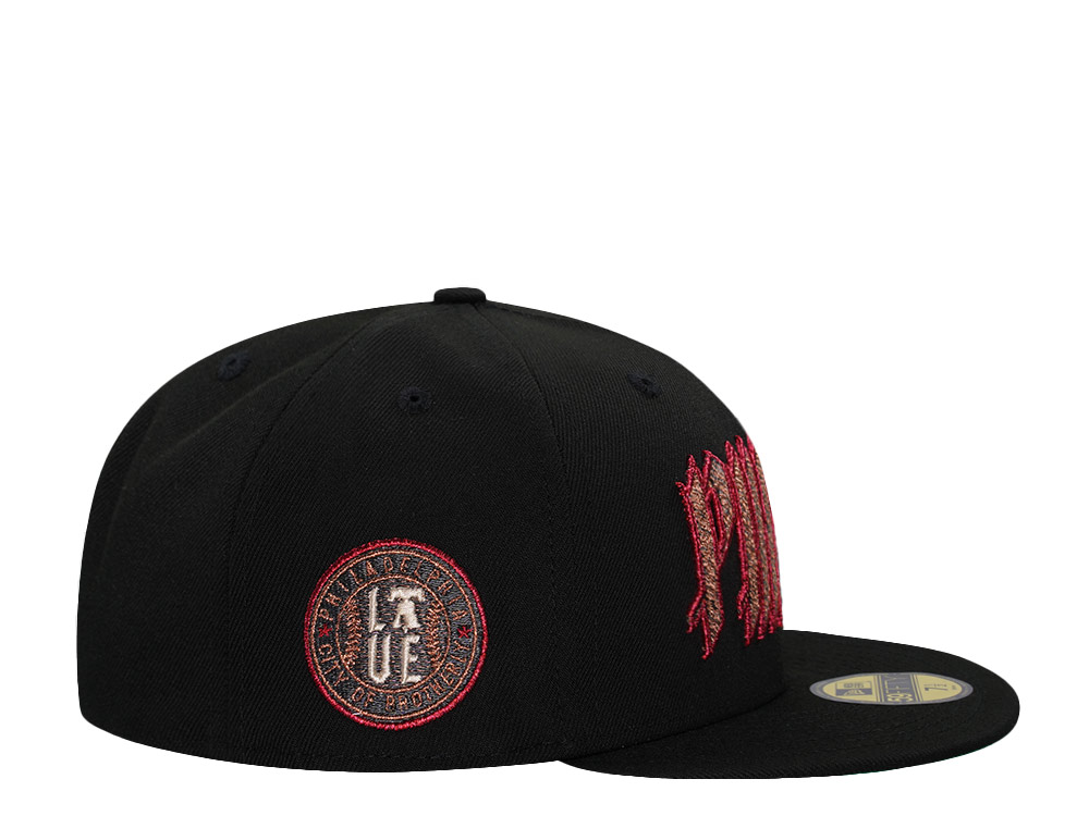 New Era Philadelphia Phillies City Connect Black Prime Edition 59Fifty Fitted Casquette
