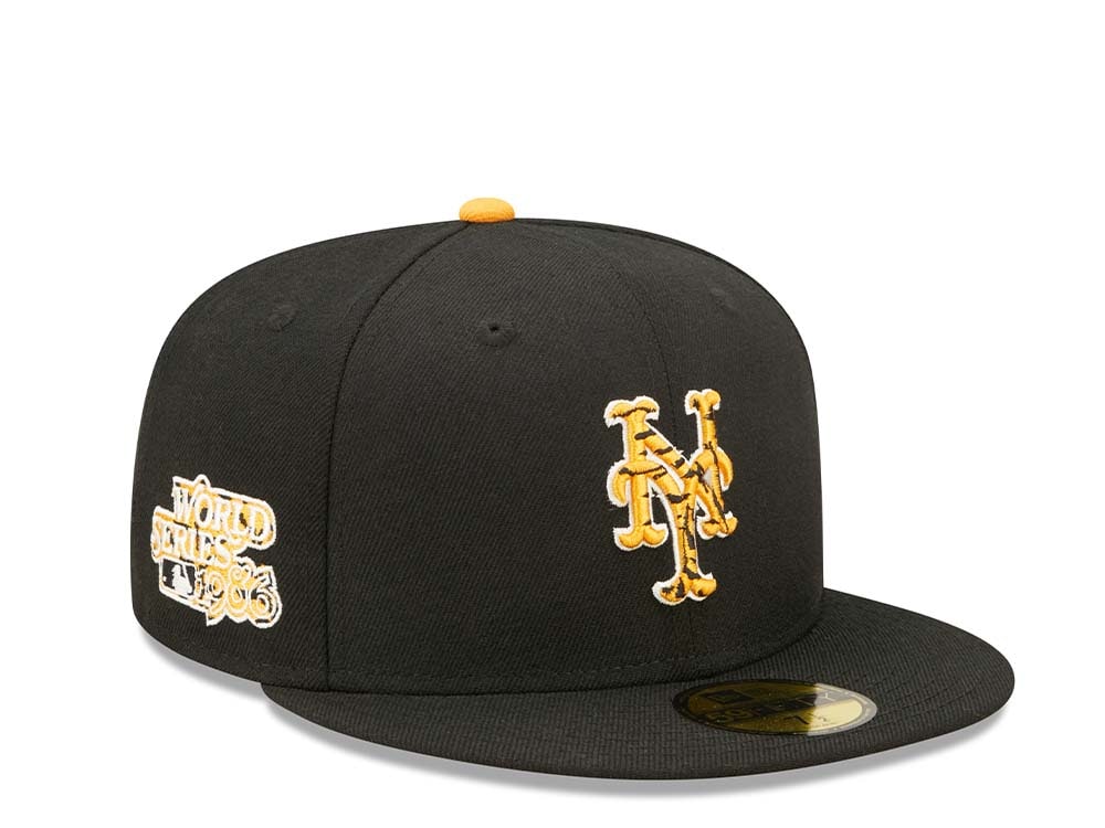 New Era New York Mets Tiger Infill 1986 World Series 59Fifty Fitted Casquette