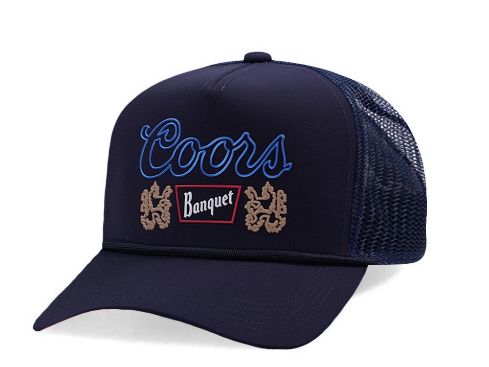 American Needle Coors Fremont Navy Edition Trucker Snapback Casquette