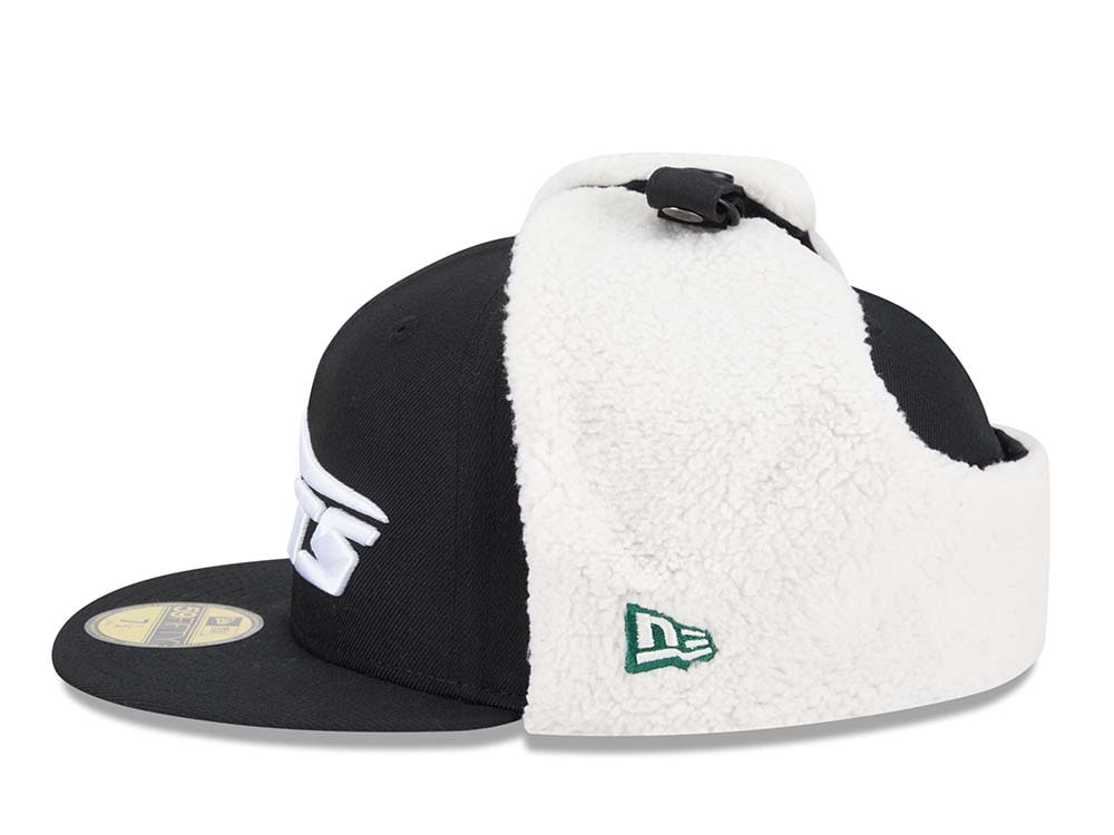 New Era New York Jets Classic Black 59Fifty Dogear Fitted Casquette
