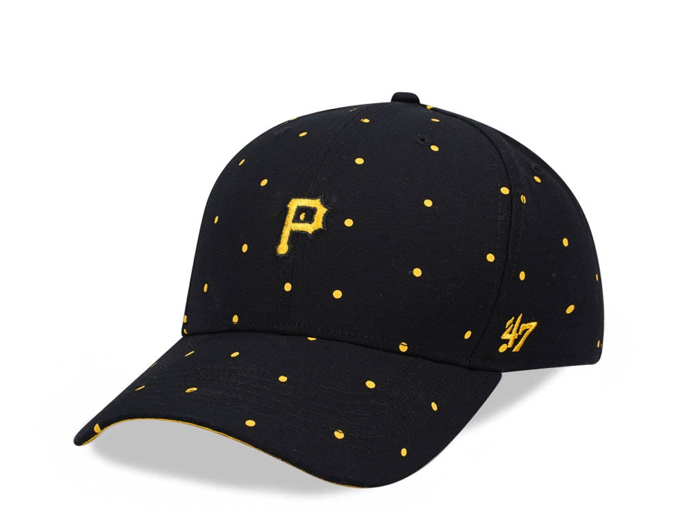 47Brand Pittsburgh Pirates Black Dotted MVP Snapback Casquette