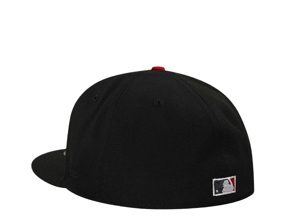New Era Cincinnati Reds Black Throwback Edition 59Fifty Fitted Casquette