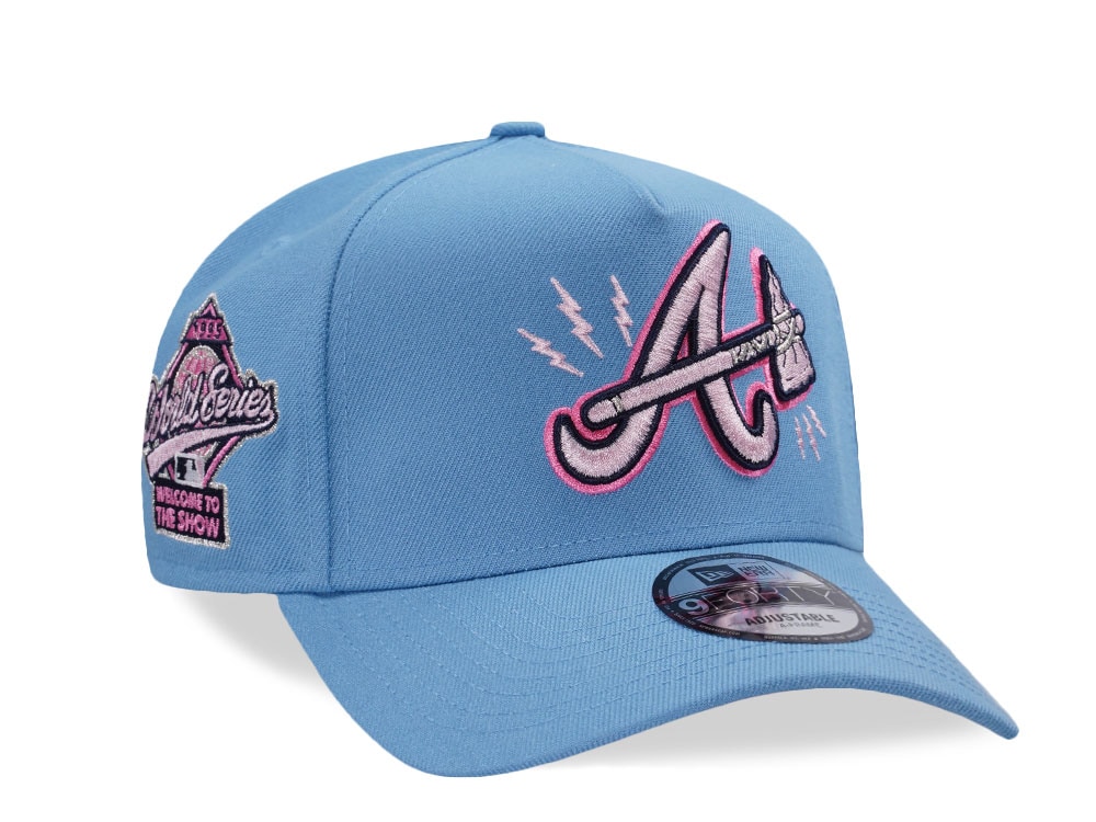 New Era Anaheim Angels 35th Anniversary Sky Pink Prime Edition 9Forty A Frame Snapback Casquette